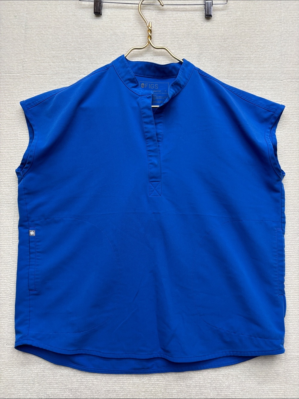 Figs small Royal Blue scrub Shirt